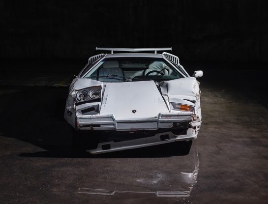 Se subasta el Lamborghini que Leonardo DiCaprio chocó en “The Wolf of Wall Street”