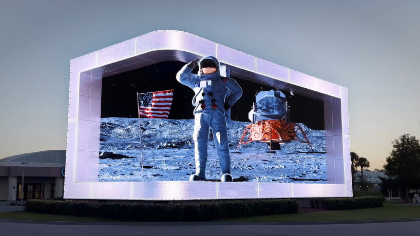 La historia de la NASA en una animación 3D en alta definición y ¡en una valla publicitaria!. 