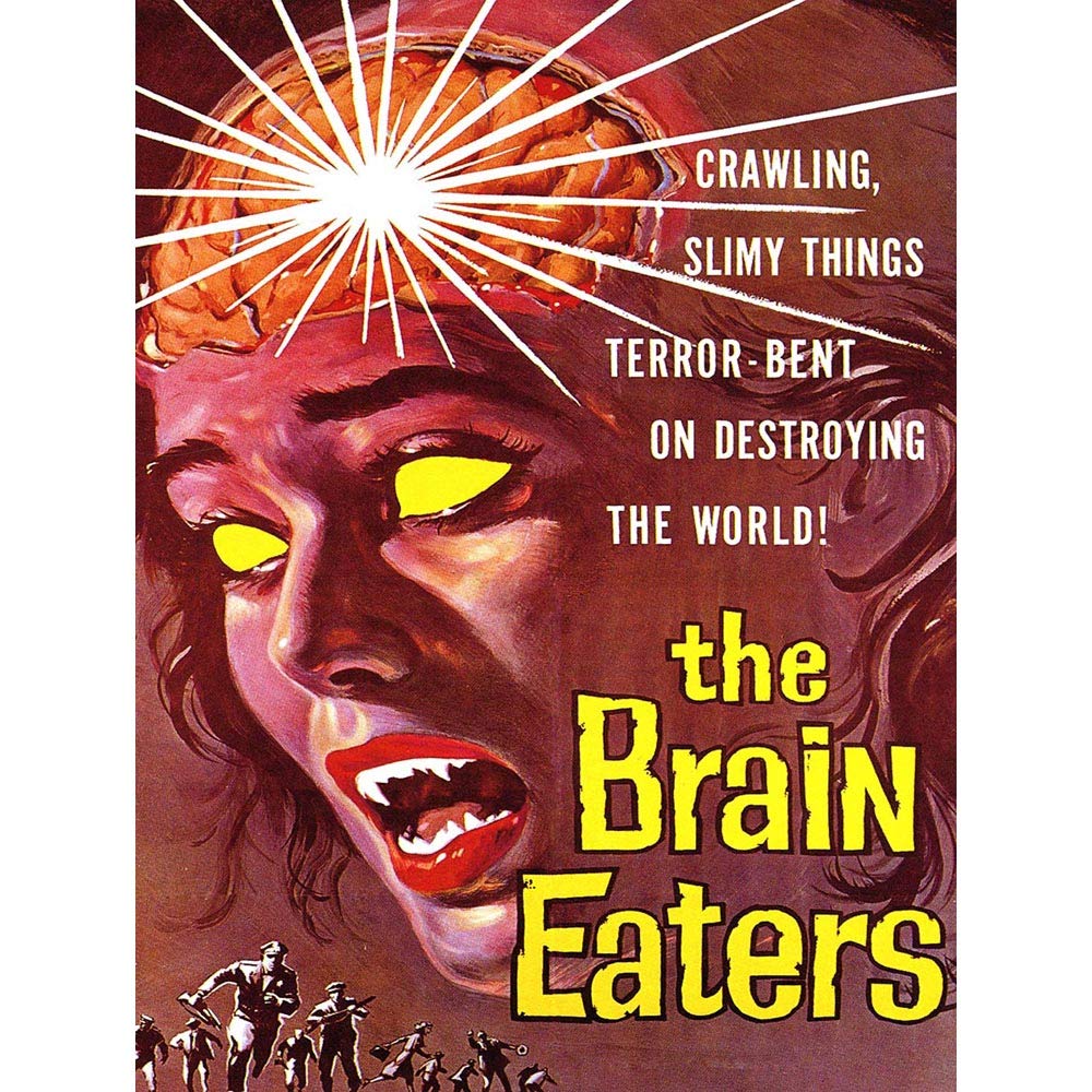 Póster de "The Brain Eaters” (1958). 