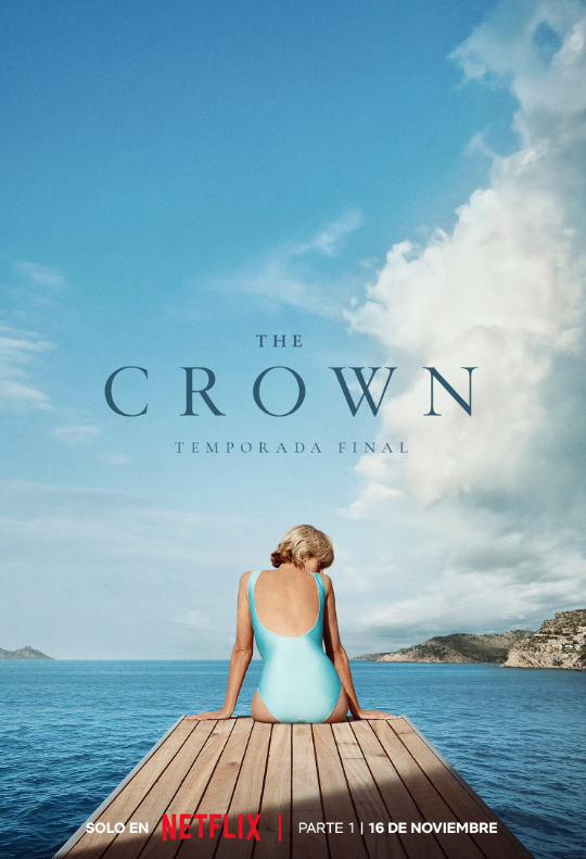 El póster oficial de la serie "The Crown" Temporada 6 de Netflix. 