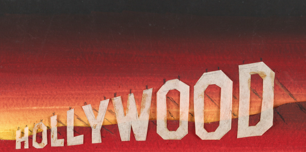 El cartel de Hollywood en la visión de Ed Ruscha. 