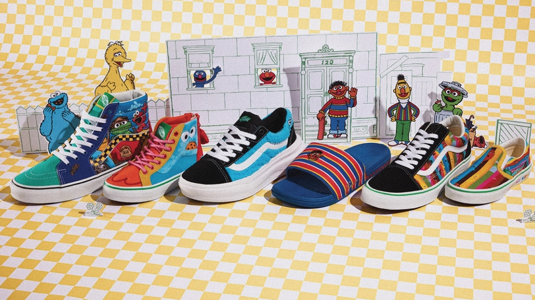 Vans y Plaza Sésamo crearon las zapatillas más animadas del año