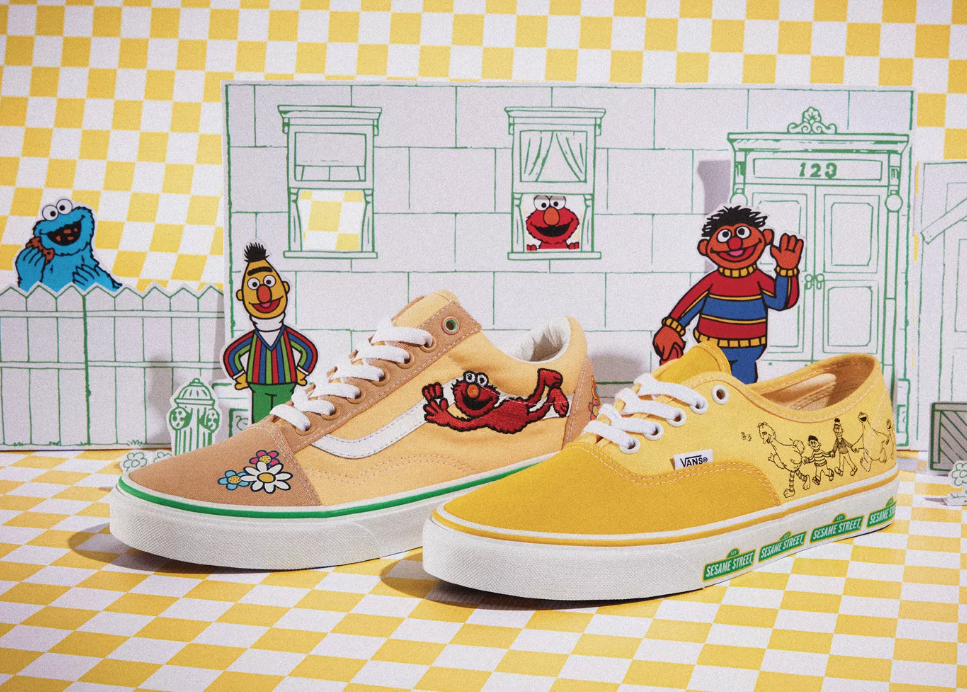Vans y Plaza Sésamo crearon las zapatillas más animadas del año.