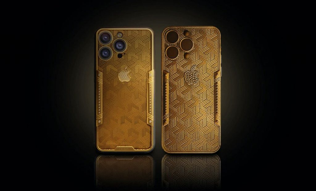 La firma Caviar presentó su versión del iPhone 15 Pro Max y una funda inspirada en la película “Wonka”. 