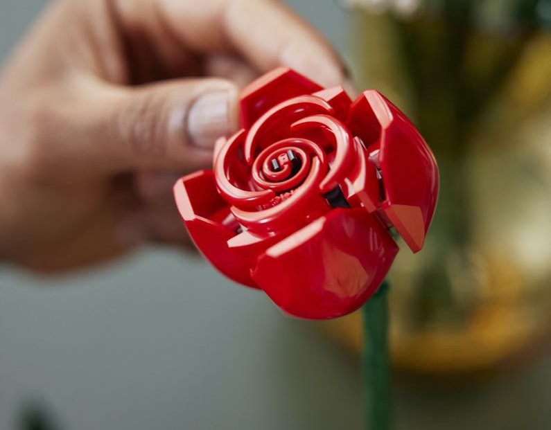 Decoración de juguete: así es el ramo de rosas rojas que lanzó