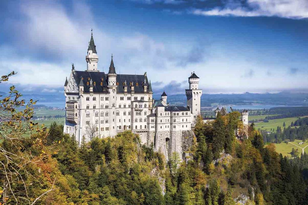 El castillo de Neuschwanstein fue un sueño hecho realidad del rey Luis II de Baviera, el "Rey loco”. 