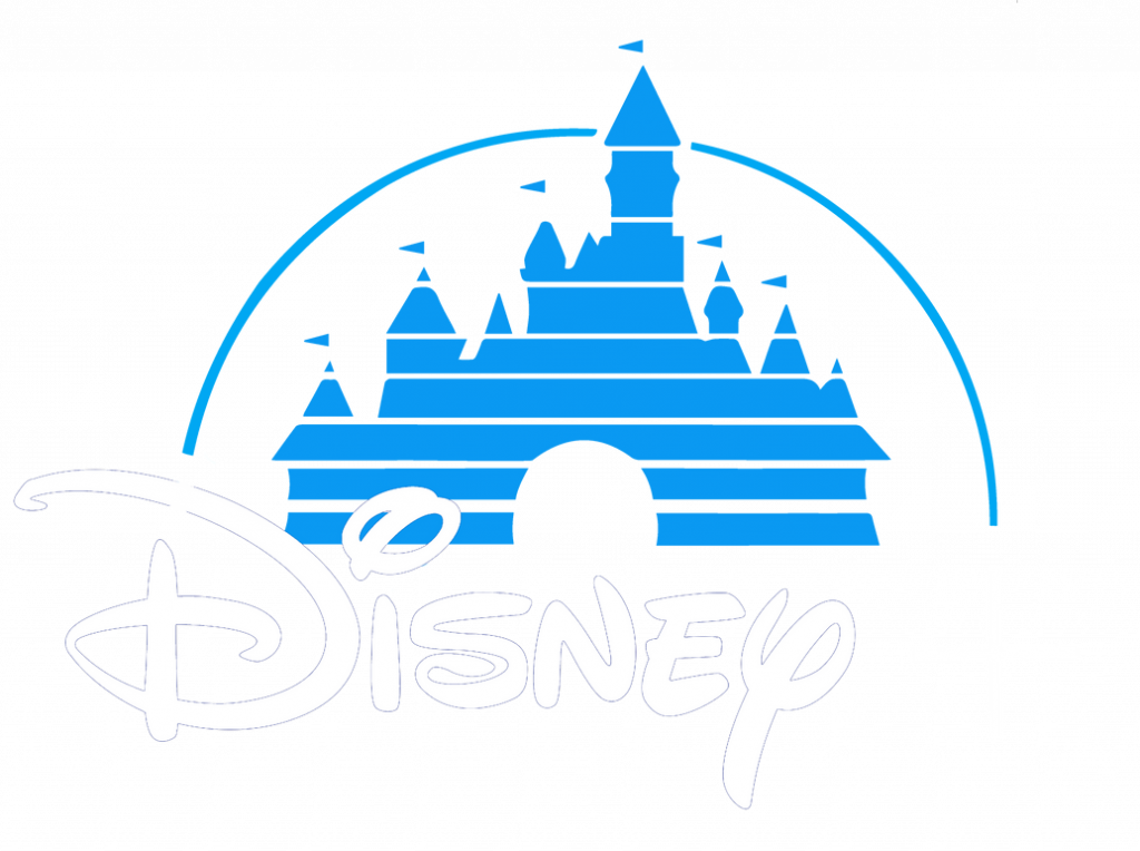 El popular logotipo de Disney. 