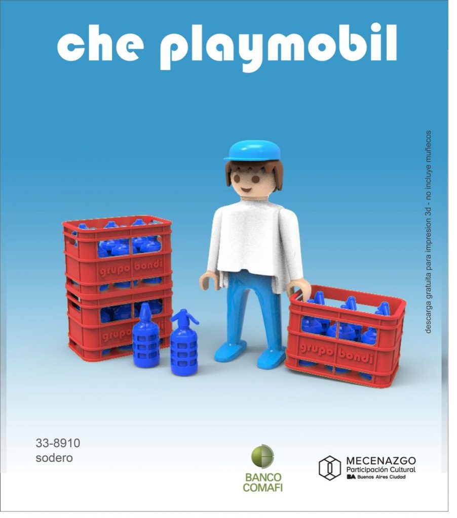El sodero de Che Playmobil, el proyecto destinado a crear “un Playmobil argentino”. 