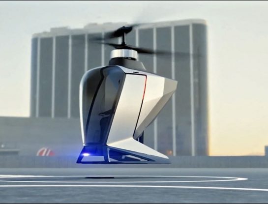 El sorprendente eCopter quiere ser el futuro (y el más económico) de los taxis aéreos