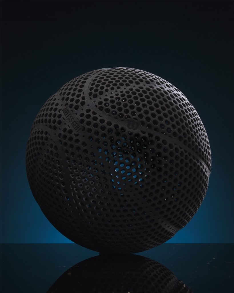 Wilson “Airless Gen1” sale el 16 de febrero, y será la única pelota de básquet hecha en 3D.  