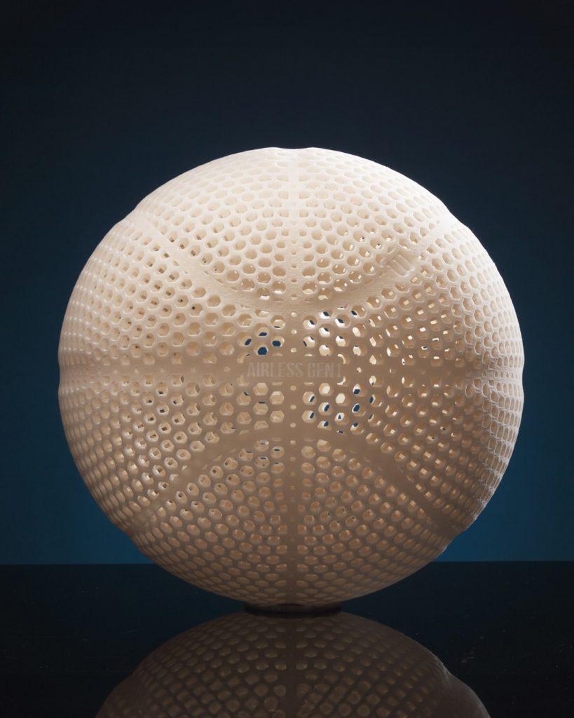 Wilson “Airless Gen1” es una innovadora pelota de básquet impresa en 3D. 