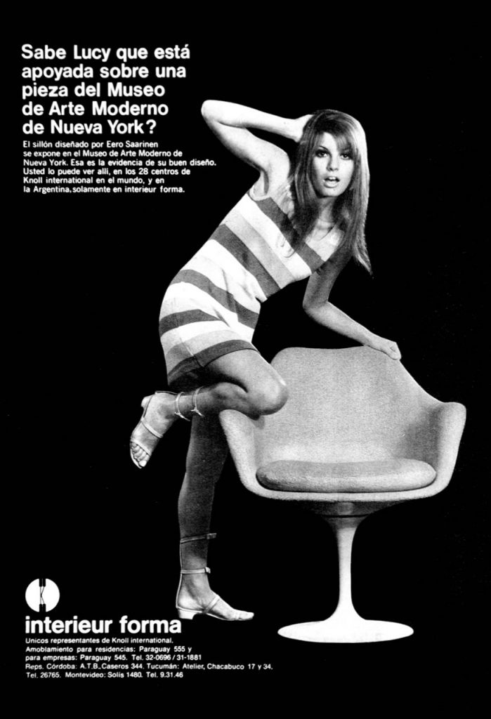 Interieur Forma. Diseño: Cícero Publicidad, c. 1966.