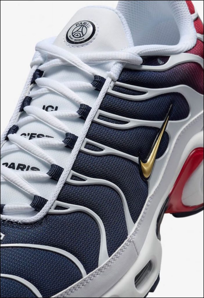 El modelo Nike Air Max Plus -ahora con los colores del PSG- es uno de los más populares de la firma deportiva. 