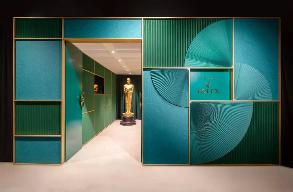 La Greenroom presentada por Rolex en la gala de los Oscars 2024. 