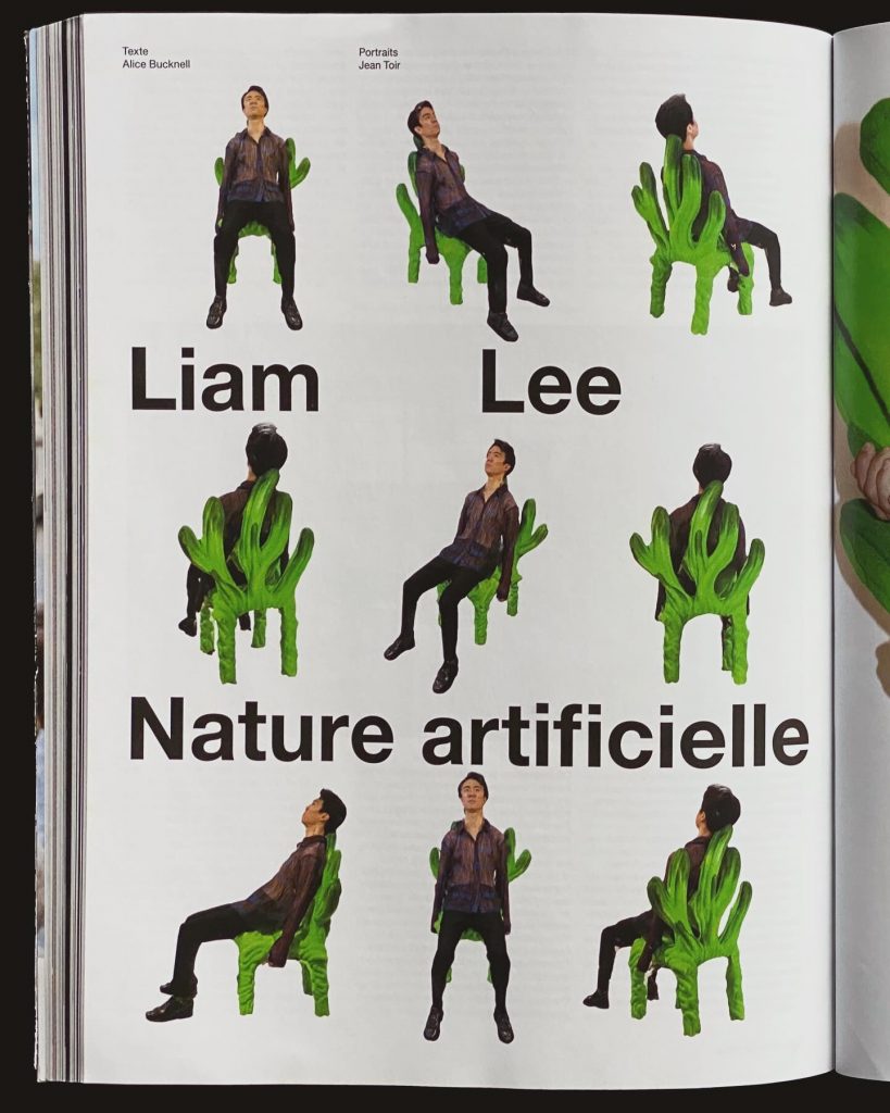 La naturaleza es la musa inspiradora de Liam Lee (29), diseñador sensación de la escena neoyorquina.