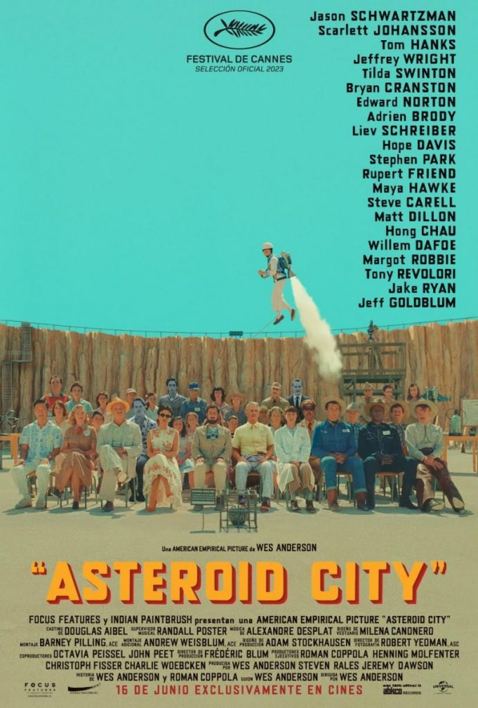 Los pósters de las películas de Wes Anderson empiezan a contar la historia. 