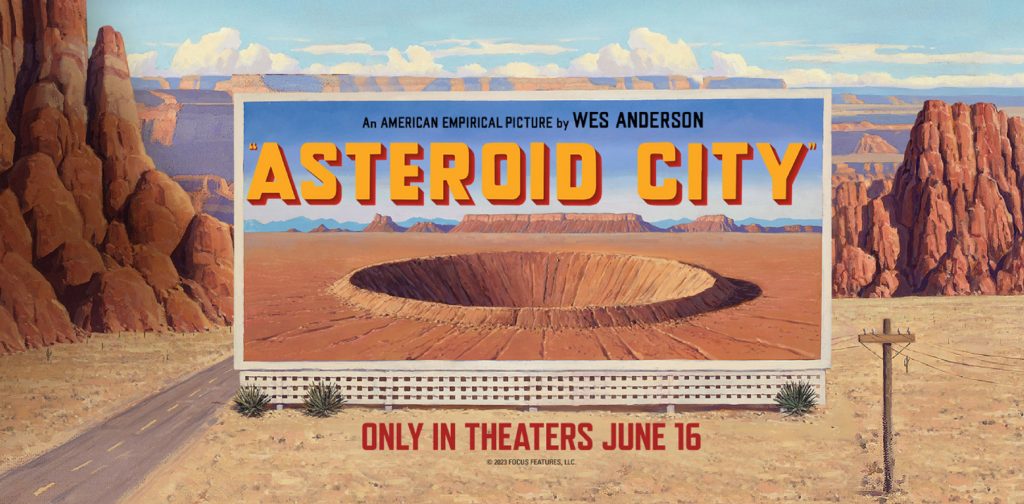 Asteroid City es la última película dirigida por Wes Anderson. 