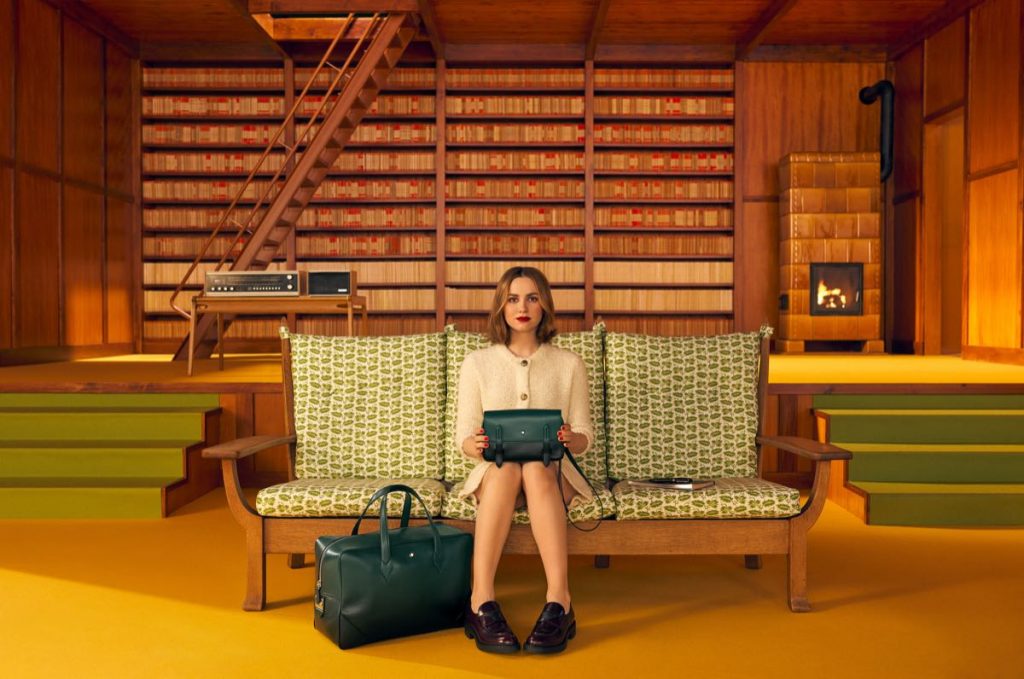 Maude Apatow x Montblanc x Wes Anderson. 