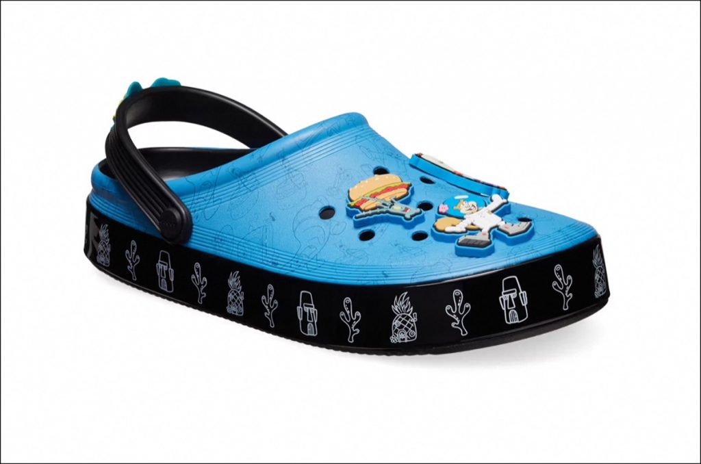 Los Jibbitz para decorar el calzado Crocs x Bob Esponja es una colección aparte.