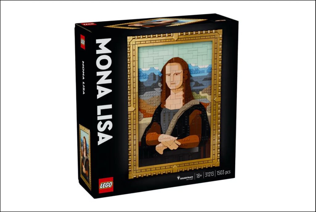 La caja de Lego de la Mona Lisa, o cómo recrear el retrato más famoso del mundo con bloques. 