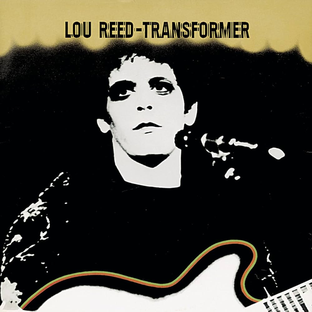 El arte de tapa de “Transformer” de Lou Reed. 