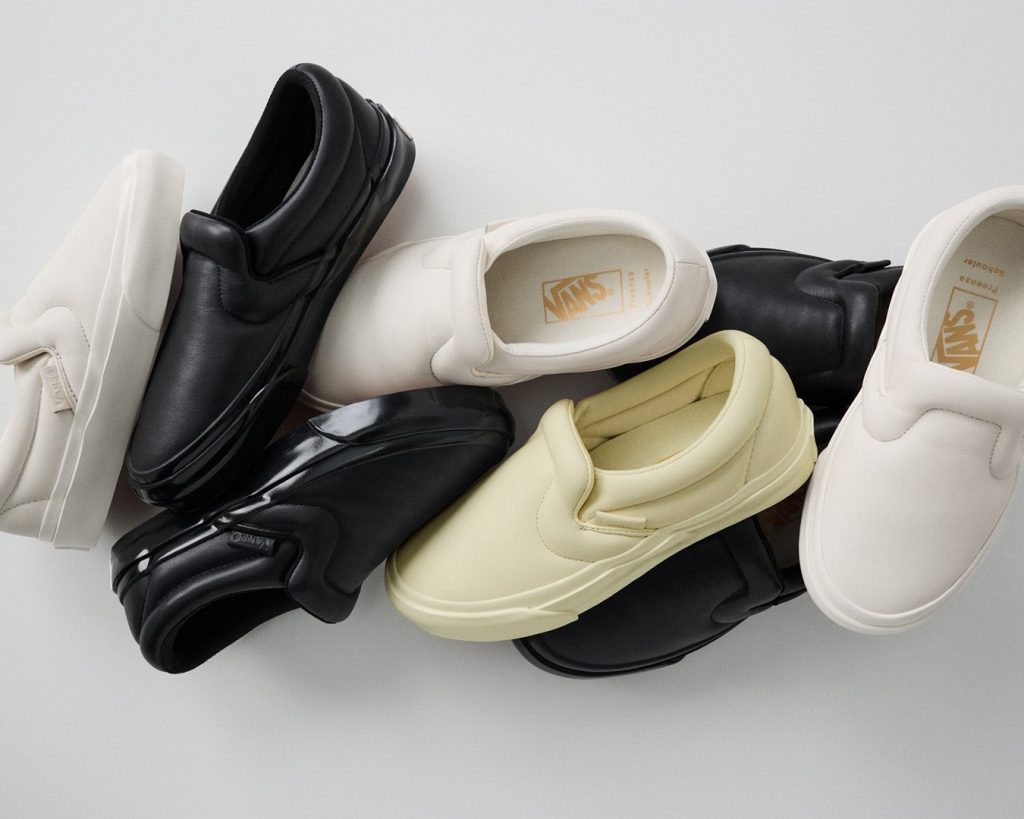 Puffy Slip-On de Vans x Proenza Schouler es tendencia 2024. 