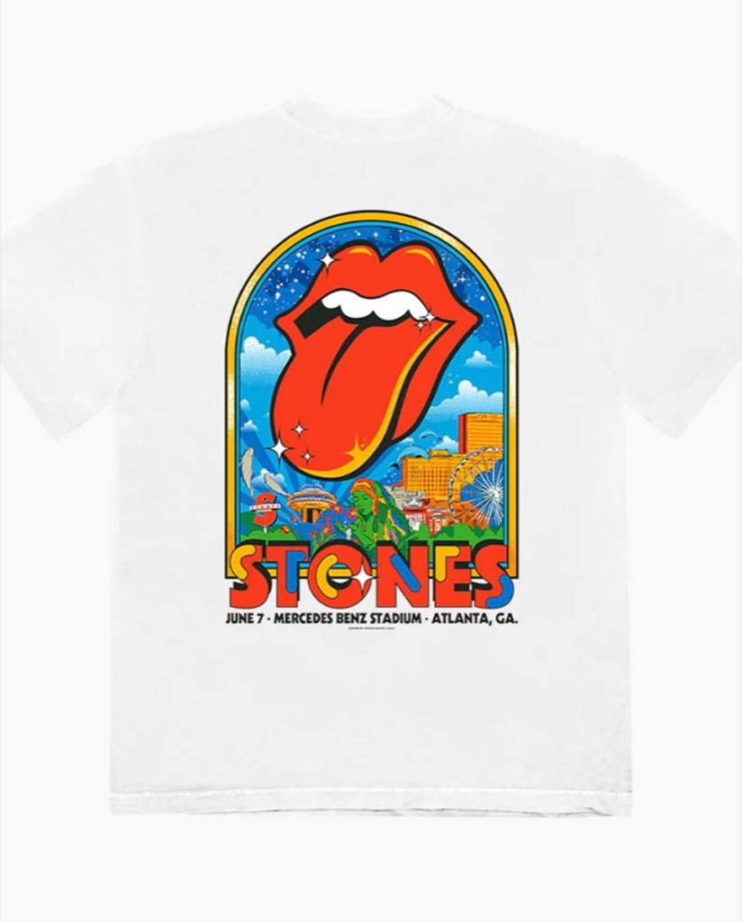 La camiseta de los Stones diseñada por George Manta ¡SOLD OUT!