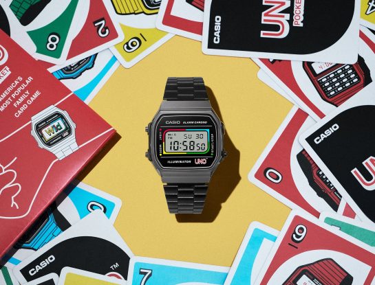 Es la hora de Casio x UNO: la colaboración más vintage y colorida del año