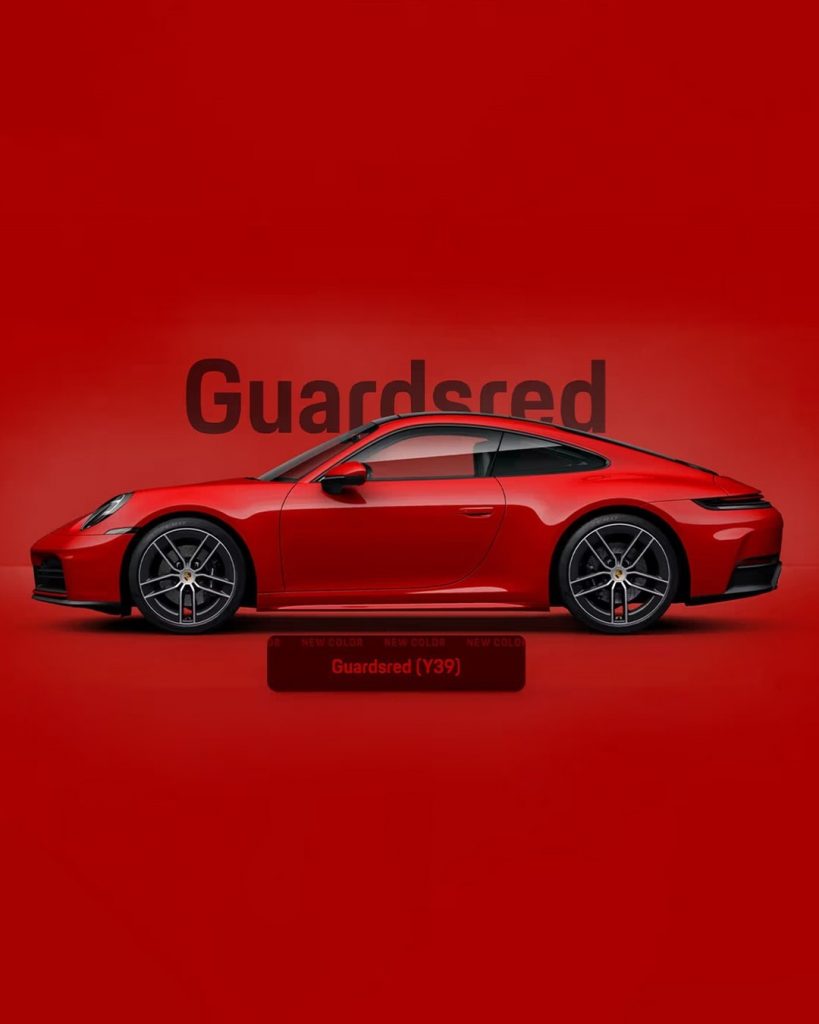  “Paint to Sample (PTS)” en el color rojo icónico de Porsche. 