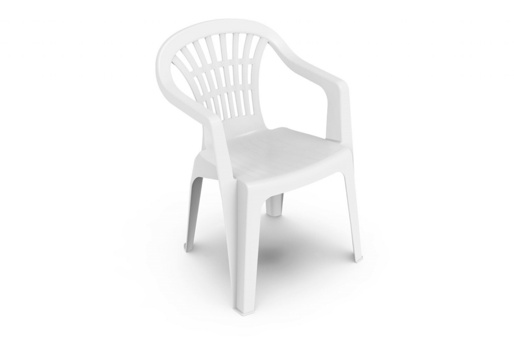Silla Monobloc (Monobloc Chair): un diseño simple, resistente, accesible y popular, en todo el mundo. 