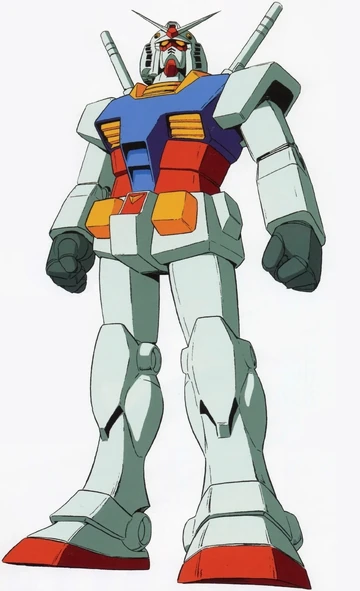 El imponente Gundam RX-78-2.