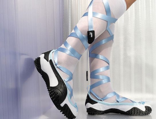 El diseño danza a los pies de las zapatillas Hagel x Puma Mostro “Plié”