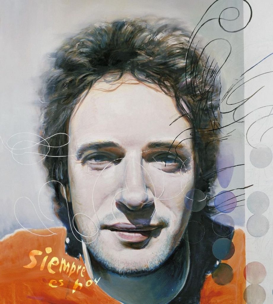 El arte de tapa de "Siempre es hoy" de Gustavo Cerati es obra de Diego Gravinese. 