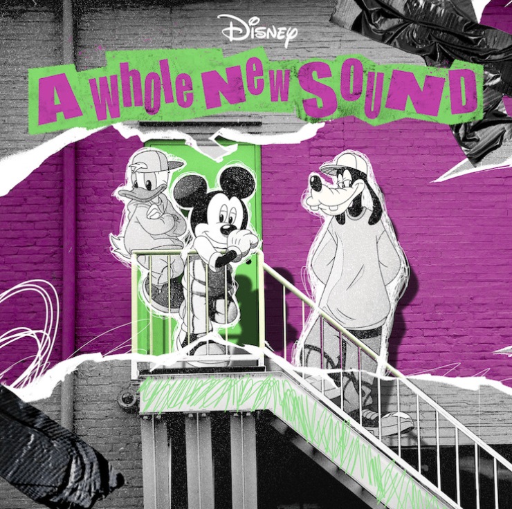 Arte del álbum “A Whole New Sound”, que incluye nuevas versiones de clásicos de Disney. 