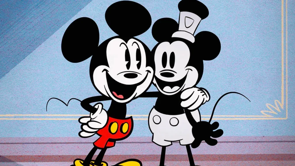 La imagen de Mickey Mouse se transformó a través de su historia. 