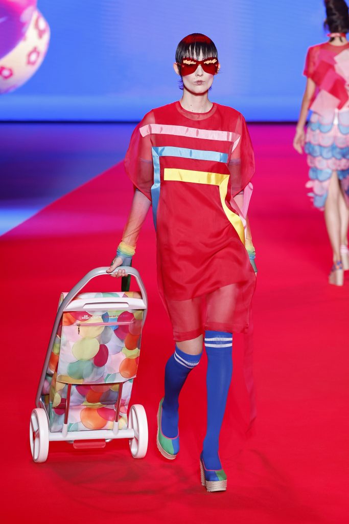 Agatha Ruiz de la Prada en Mercedes Benz Madrid Fashion Week. 