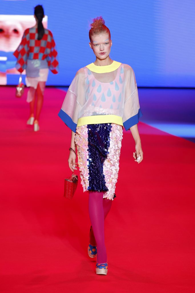 Agatha Ruiz de la Prada en Mercedes Benz Madrid Fashion Week. 