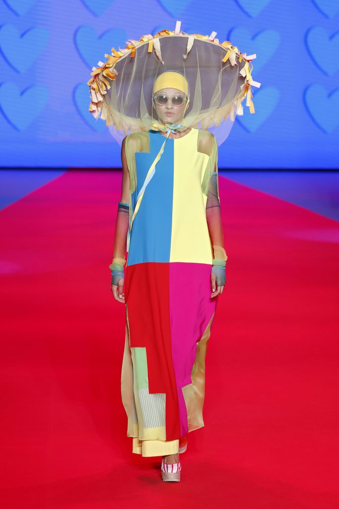 Agatha Ruiz de la Prada en Mercedes Benz Madrid Fashion Week. 