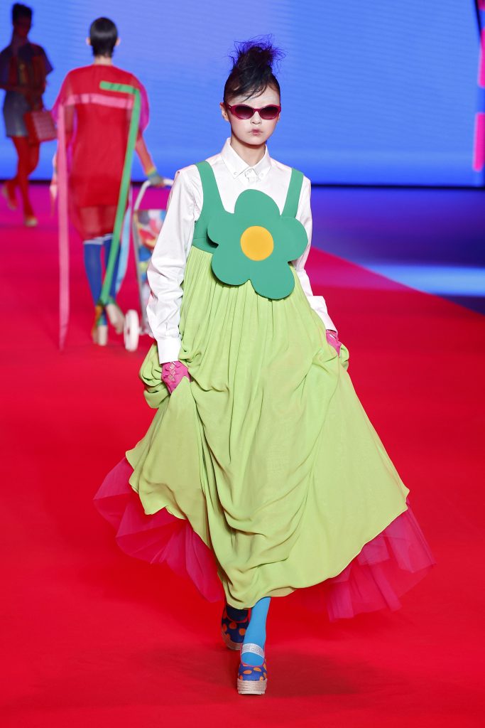 Agatha Ruiz de la Prada en Mercedes Benz Madrid Fashion Week. 