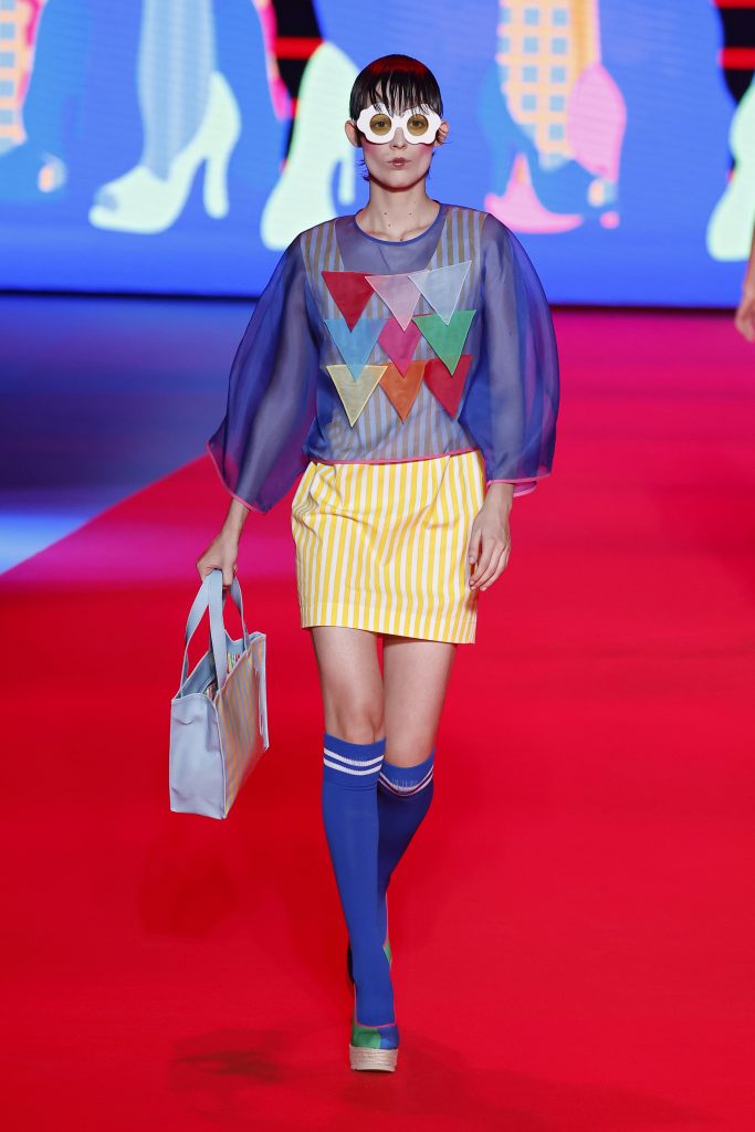 Agatha Ruiz de la Prada en Mercedes Benz Madrid Fashion Week. 