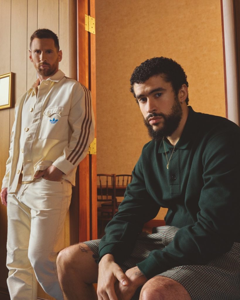 Messi y Bad Bunny, embajadores globales de adidas y protagonistas de una colección de zapatillas boom viral 2024. 