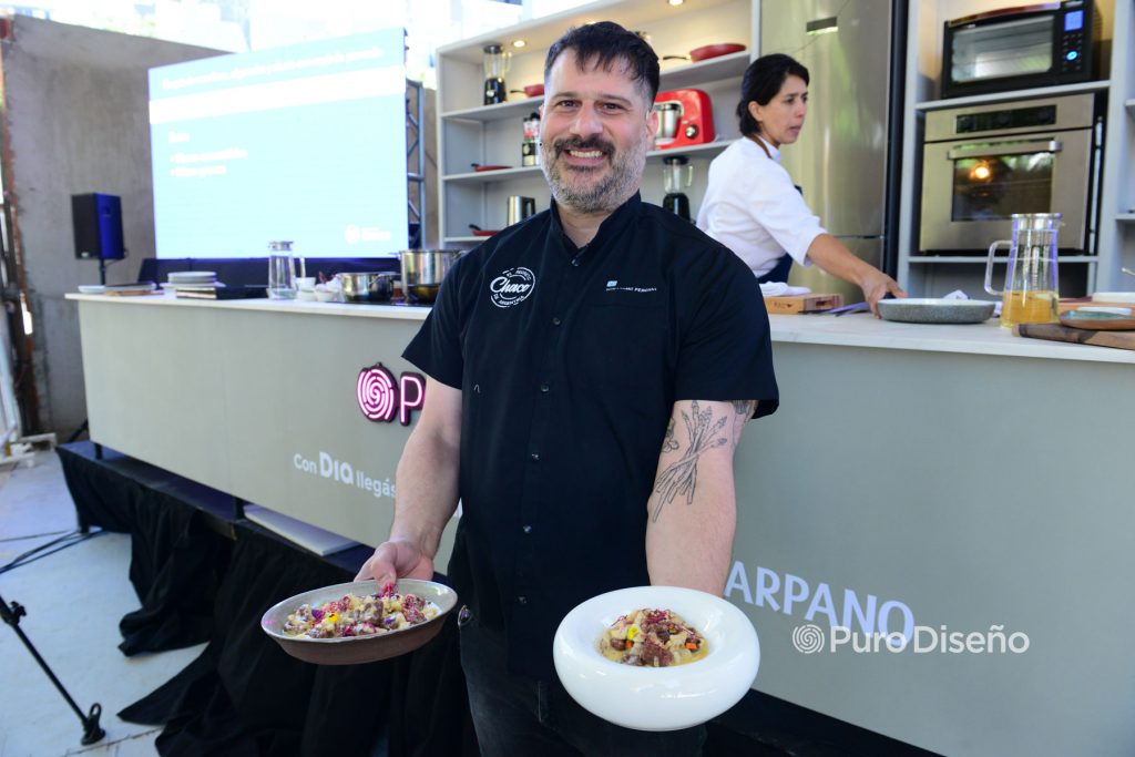 Guillermo Perosio recorrió los tres polos chaqueños a través de su propuesta de design food. 