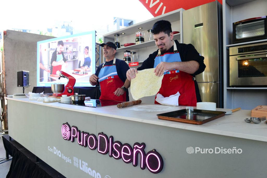 Lito y Alejo Garbi en acción en “PopUp Food Design”, el festival de cocina abierta y federal. 