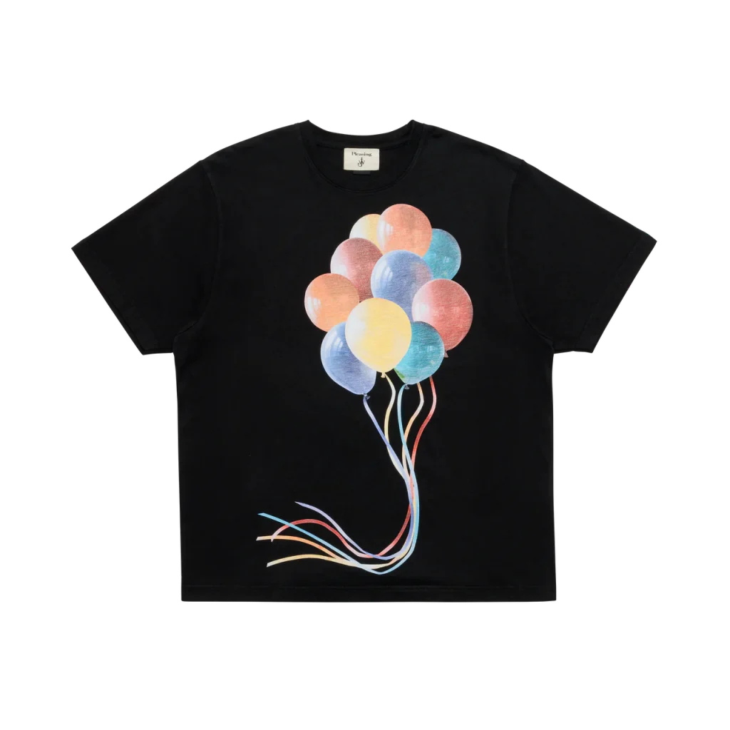 Remera con estampado de globos de Pleasing x JW Anderson. 