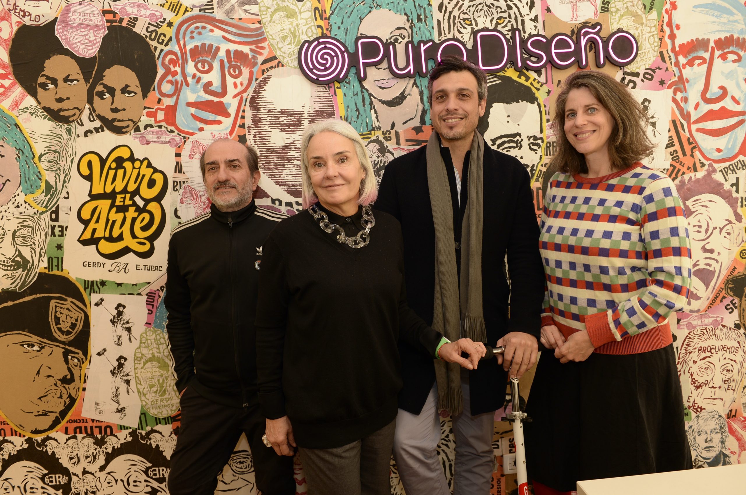 Juan Martín Cutro, Luz Arias, Matías Rosado y Laura Varsky.