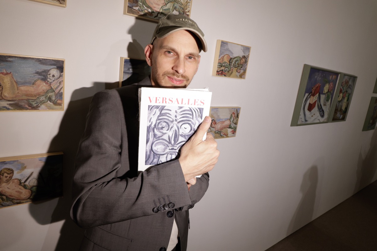 Nahuel Vecino en el Museo Nacional de Arte Decorativo.