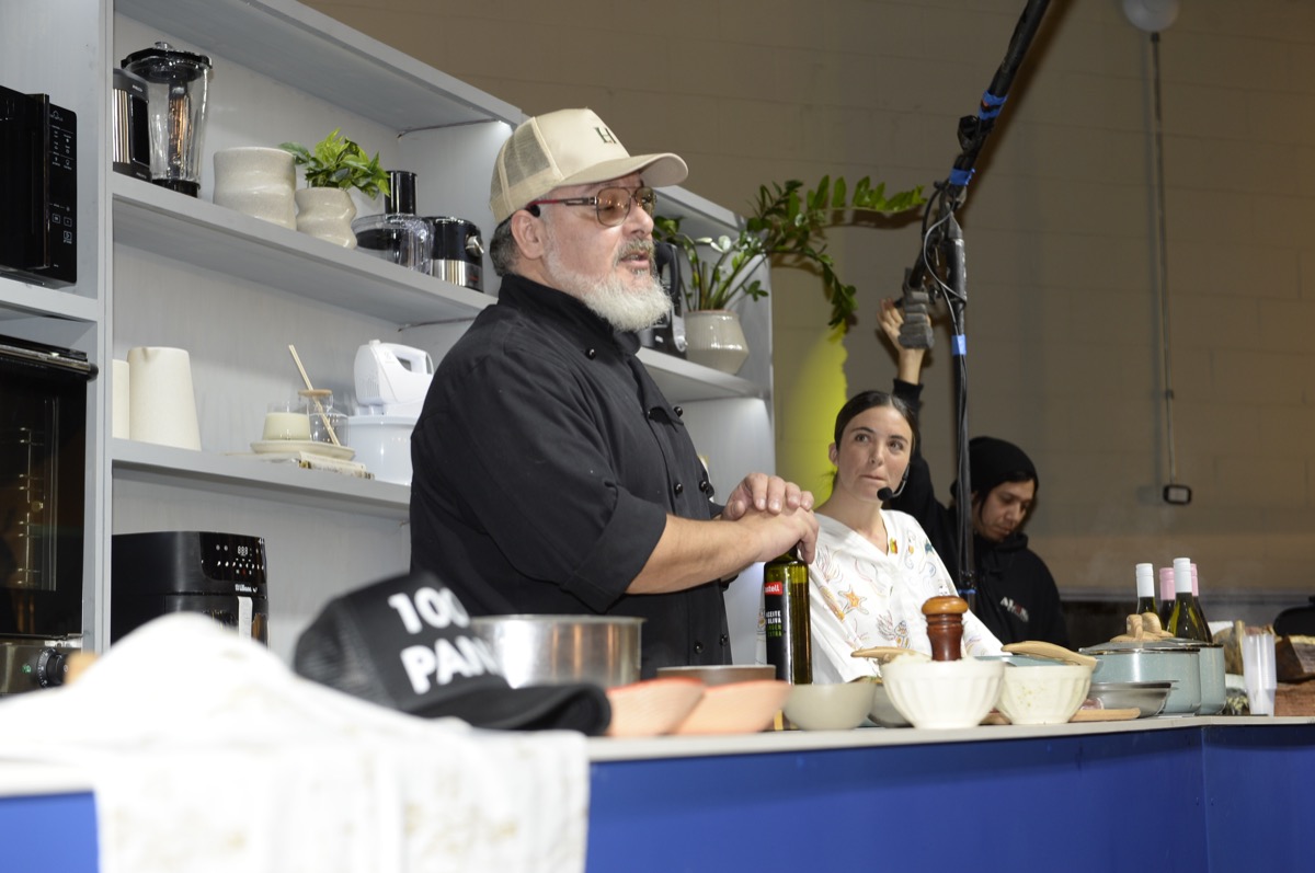Una dupla deliciosa: el chef Leandro Panelli y Milena Samudio Iconicoff. 