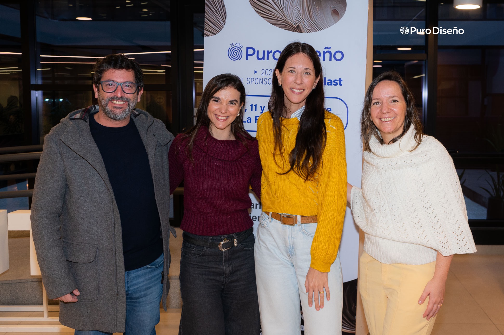 Matias Piqueras, gerente comercial de Atlántida, Aldana Hernandez, ejecutiva de Atlántida, Florencia Contento, jefa de medios en Molinos y Antonella Cuffia. 
