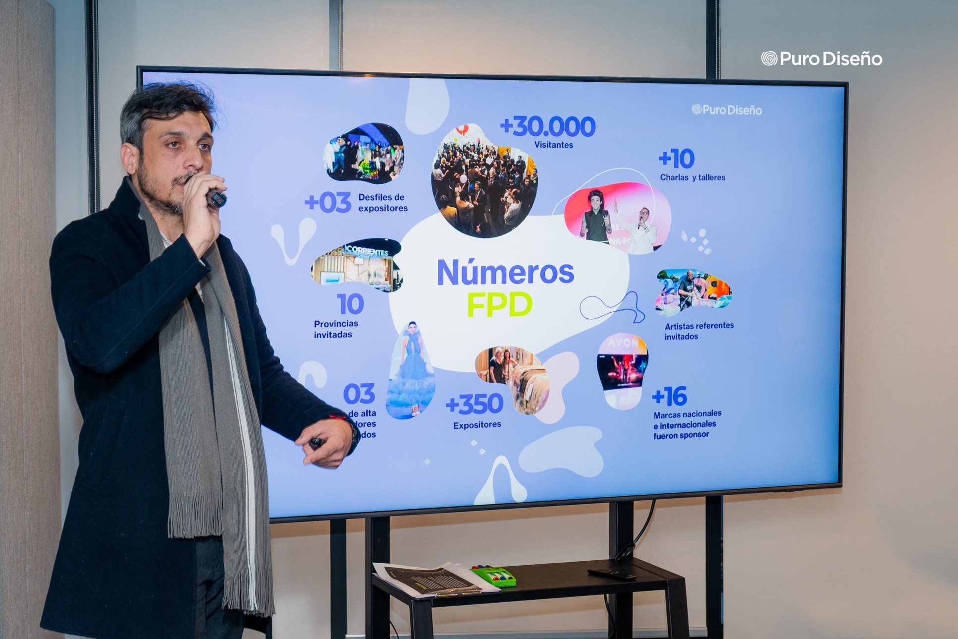 Matías Rosado, director y productor de Puro Diseño, comparte datos de la feria en cifras. 