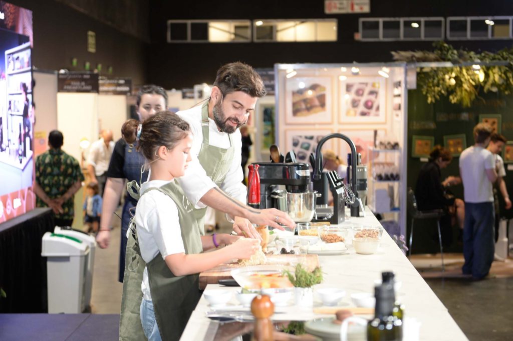 Gustavo "Teru" Teruel y su hija Matilda.